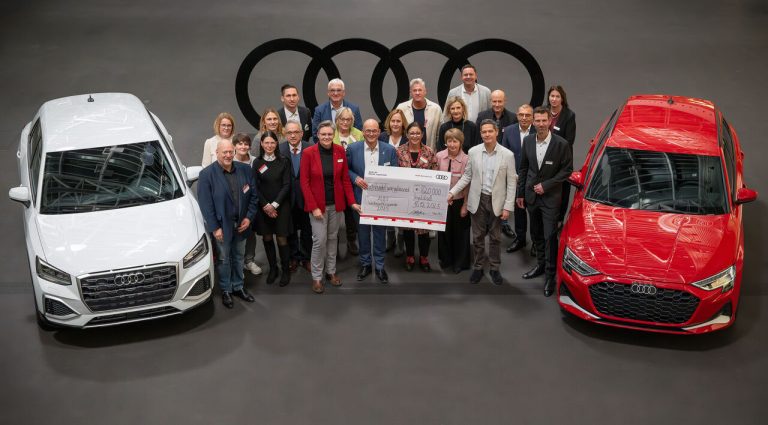 Audi zeigt Großzügigkeit mit einer Spende von 850.000 Euro