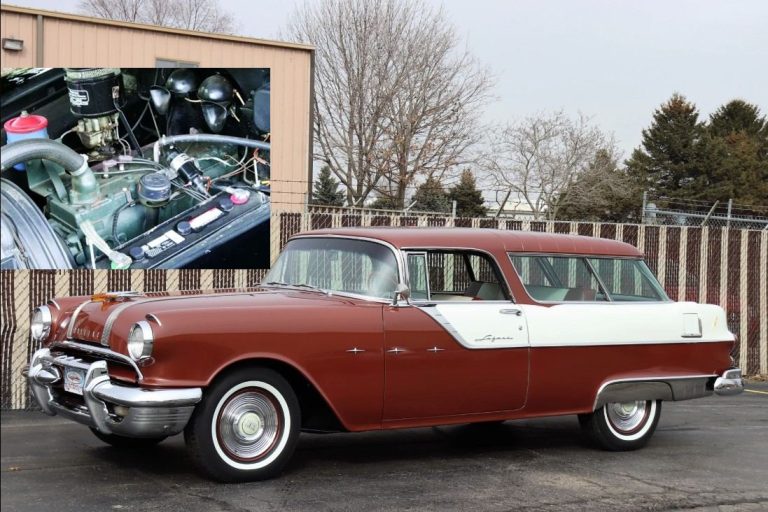 Pontiac Safari 1955: der seltsame Traum eines Flathead mit falschen Ventildeckeln