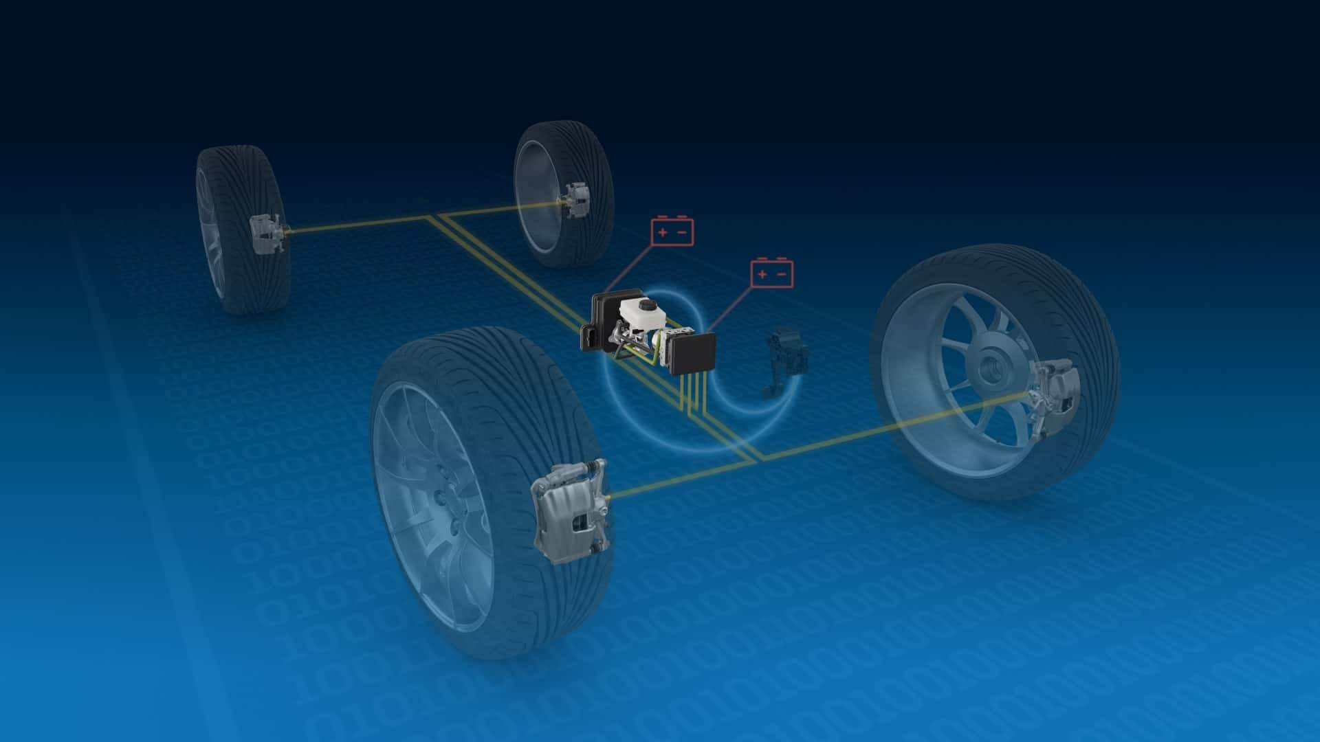 Le syst&egrave;me de freinage ZF brake by wire