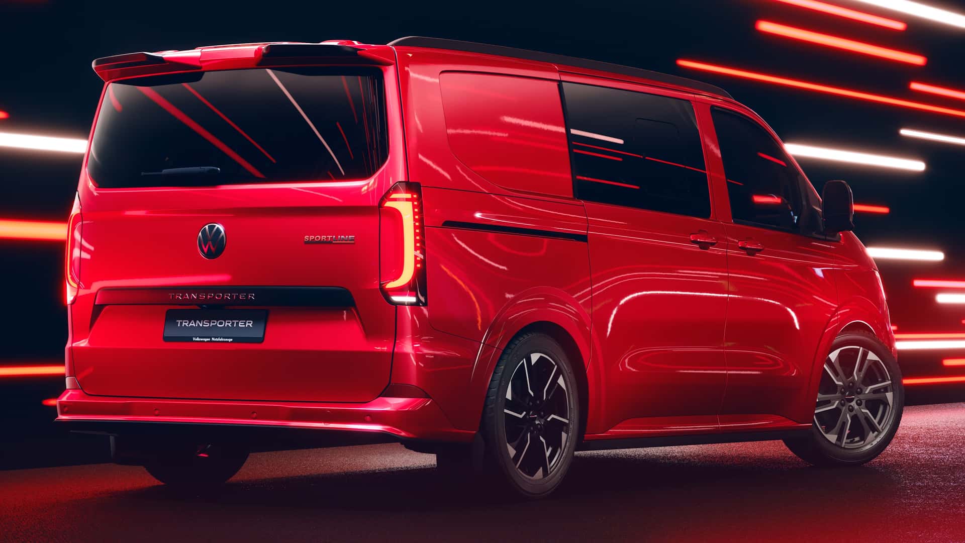 Volkswagen Transporter Sportline: ein Nutzfahrzeug, das GTI-Charakter zeigt