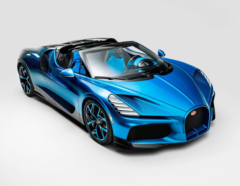 Bugatti veredelt eine einzigartige W16 Mistral mit Naturmotiv