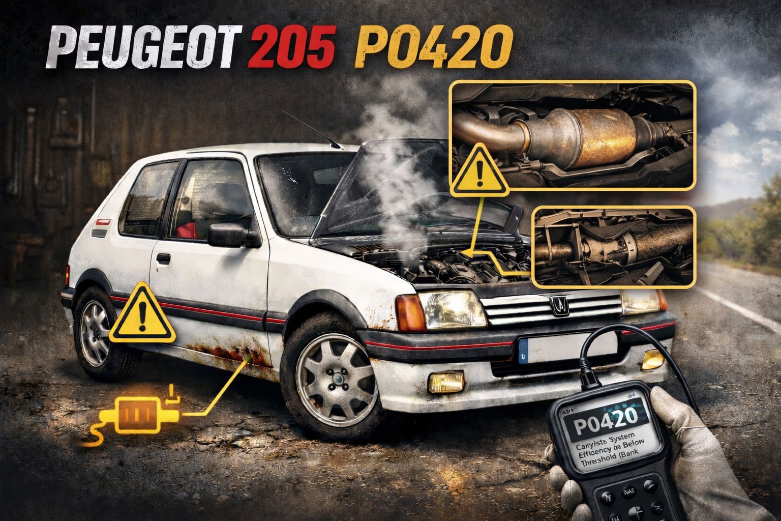 Fehlercode P0420 bei Peugeot 205: Katalysator, Sonde oder ein anderes Prob…