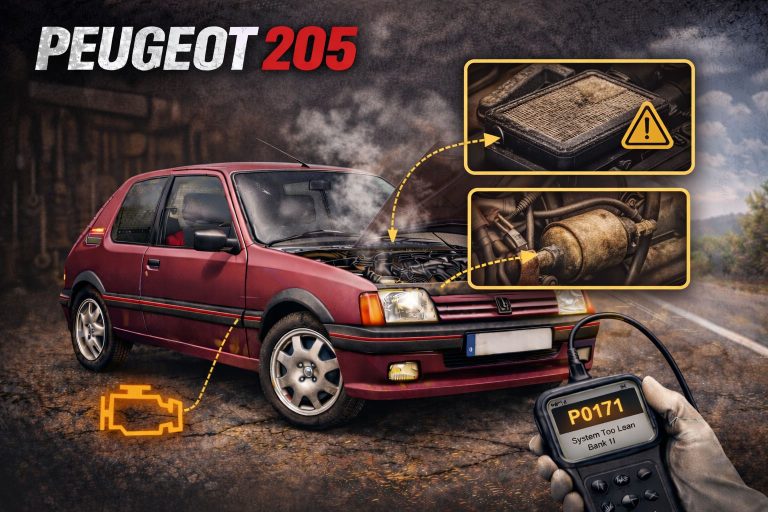 Peugeot 205: Ursachen für Leistungsverlust finden