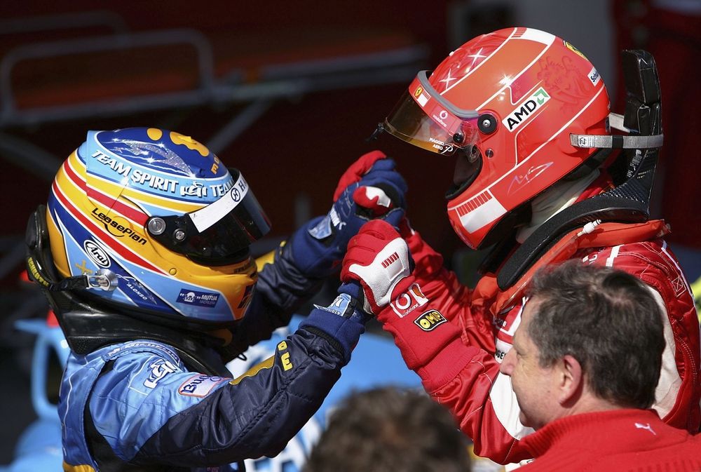 Imola 2006: Schumacher h&auml;lt Alonso endlich in Schach