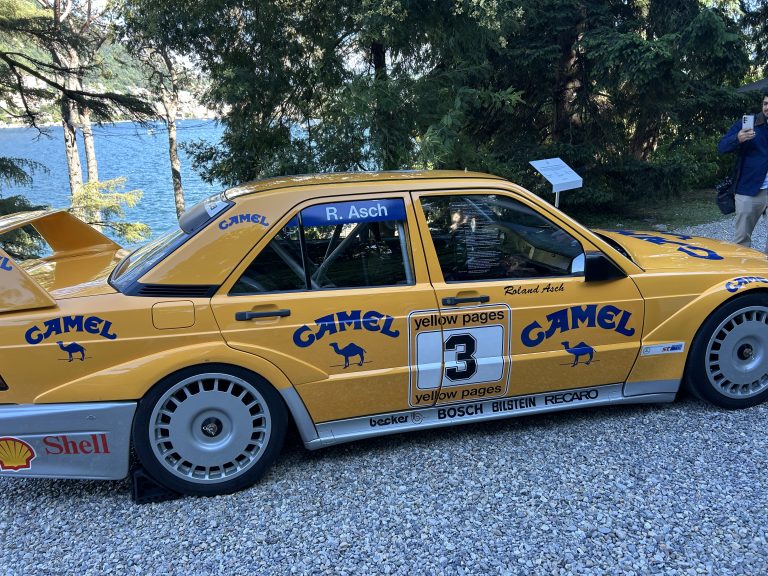 Mercedes 190 E Evo II Camel: DTM-Legende zieht am Comer See alle Blicke…