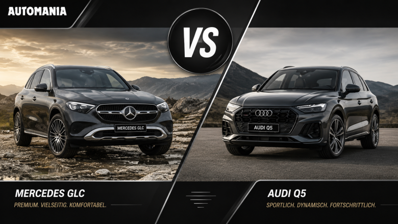 Mercedes GLC gegen Audi Q5: Deutsche Premium-SUVs im Duell