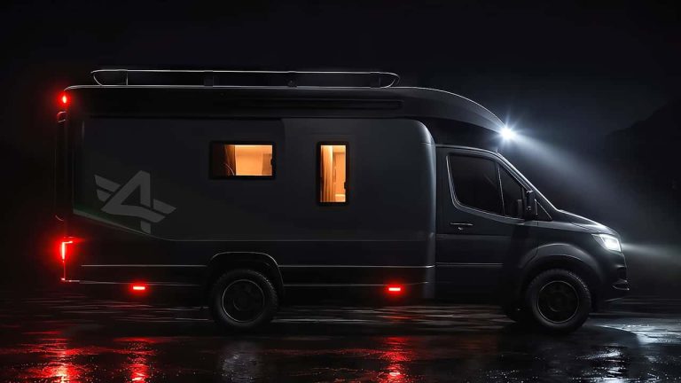 Atlantis Carbon 4×4: Dieser Camper sieht aus wie ein Gentlemen’s Club