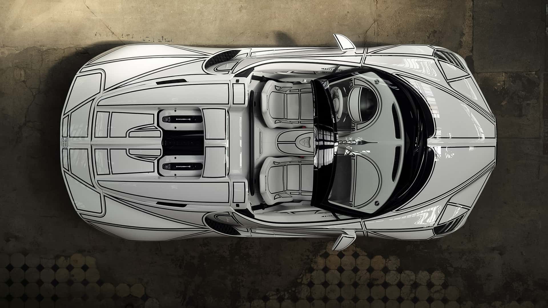Bugatti W16 Mistral Blanc Eternel