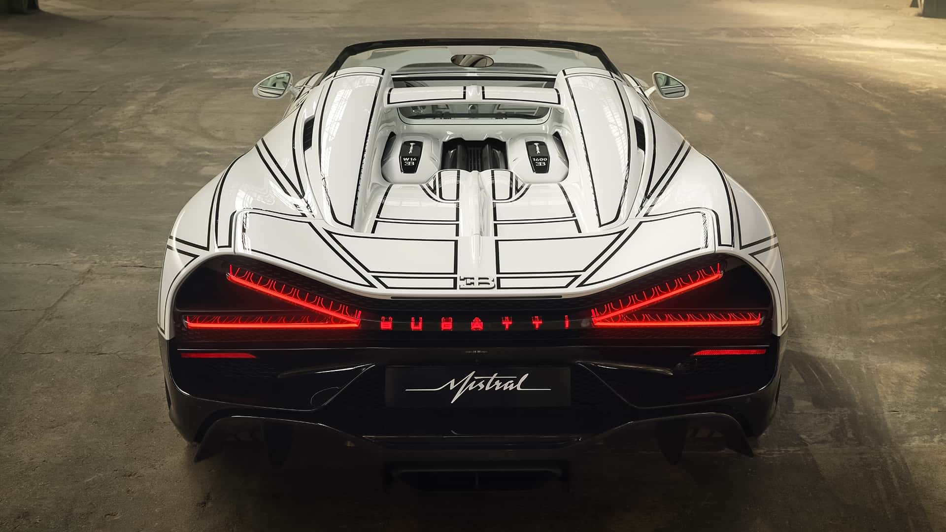 Bugatti W16 Mistral Blanc Eternel